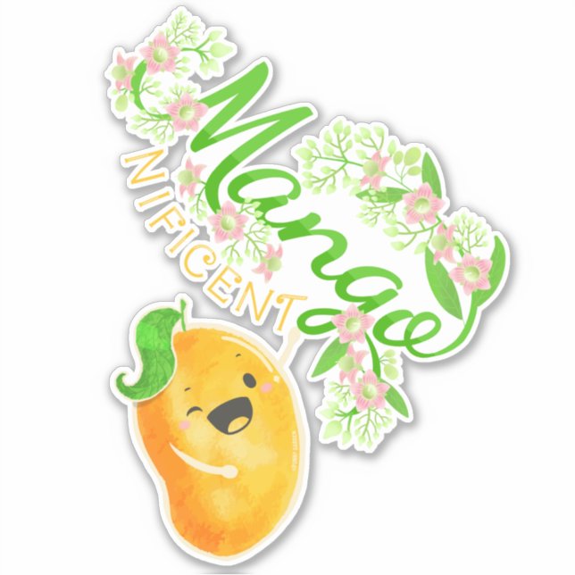 Mangonificent - Sticker Jardin Punny (Devant)