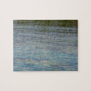 Mangrove Lagoon Water Caribbean Blue Jigsaw Puzzle