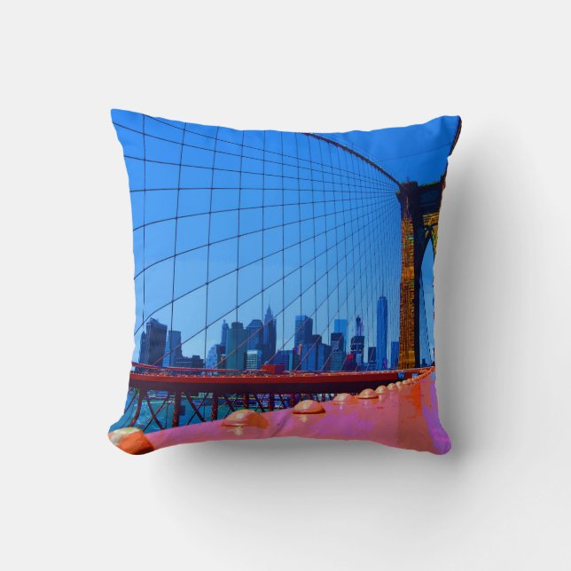 Manhattan 3000 throw pillow (Front)