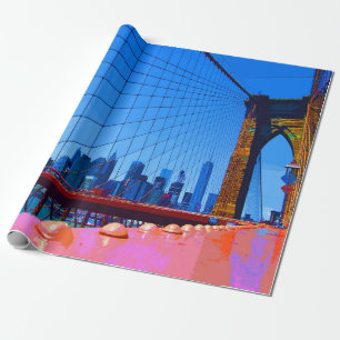 Manhattan 3000 wrapping paper