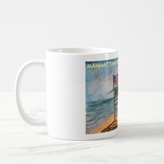 Manhattan Beach, CA Coffee/Tea Mug (Left)