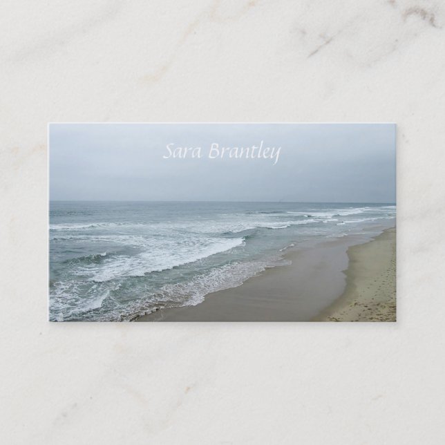 Manhattan Beach Dual Sided Standard Business Cards (Front)