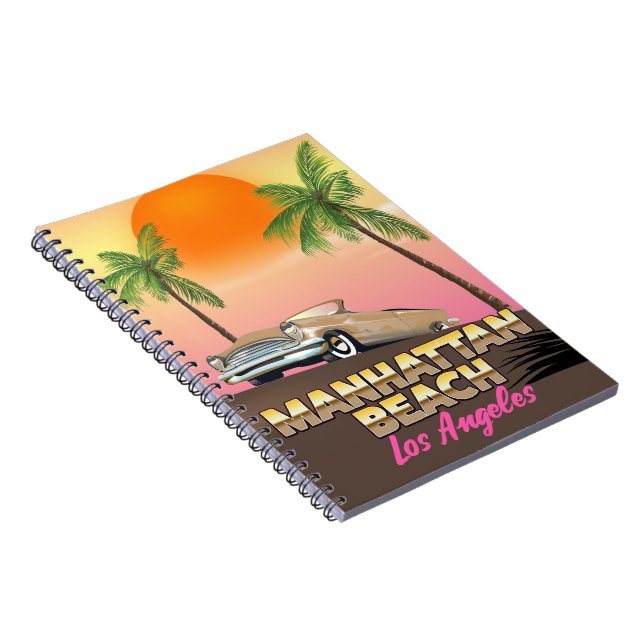 Manhattan beach Los Angeles Notebook (Right Side)