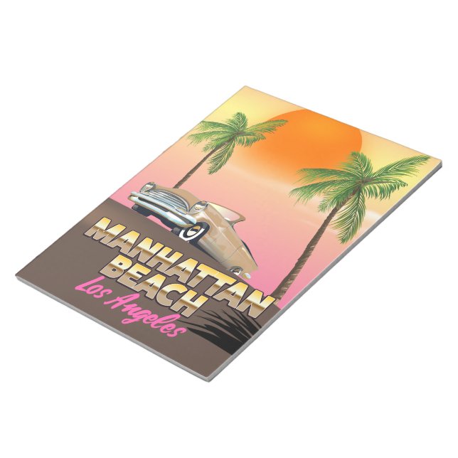 Manhattan beach Los Angeles Notepad (Angled)