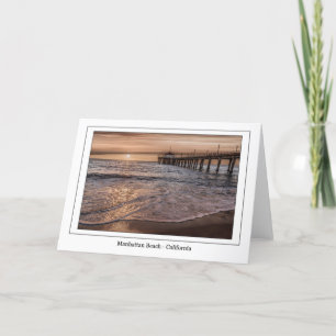 Manhattan Beach Pier Greeting Card