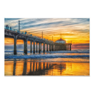 Manhattan Beach Pier Photo Imprimer