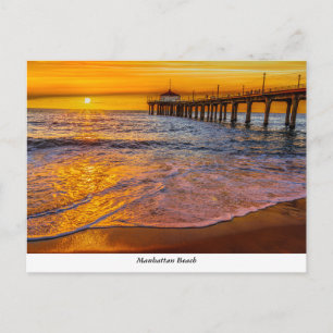 Manhattan Beach Pier Postcard