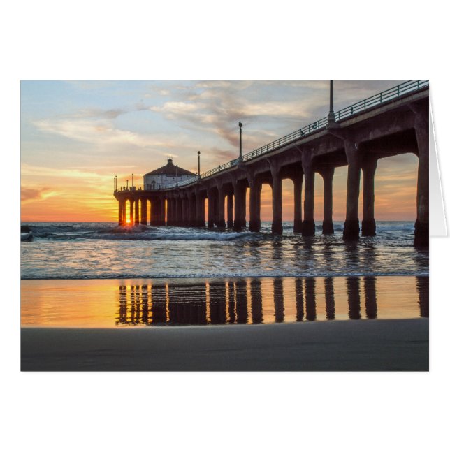Manhattan Beach Pier Sunset (Front Horizontal)