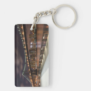 Manhattan Bridge and NYC Skyline Keychain