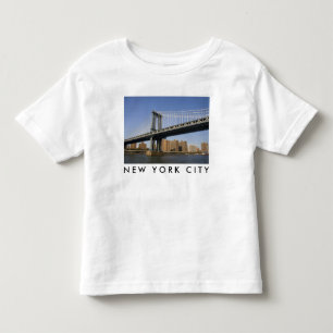 Manhattan Bridge the East River New York City Toddler T-shirt