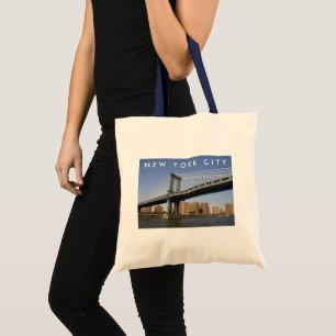 Manhattan Bridge the East River   New York City Tote Bag