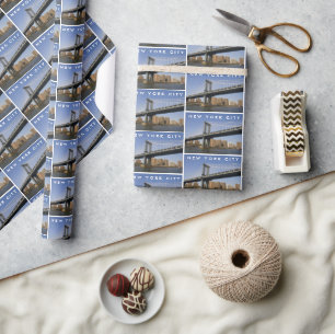 Manhattan Bridge the East River New York City Wrapping Paper