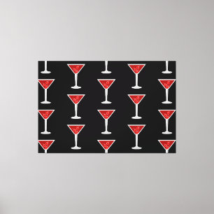 Manhattan Cocktail Bartender Alcohol Liquor Lovers Canvas Print