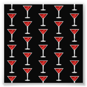 Manhattan Cocktail Bartender Alcohol Liquor Lovers Photo Print