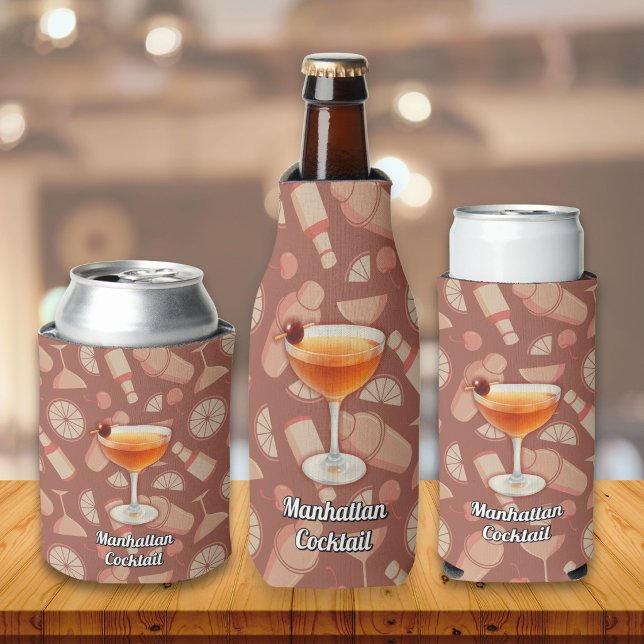 Manhattan Cocktail Bottle Cooler (Creator Uploaded)
