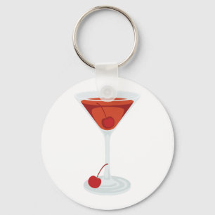 Manhattan Cocktail Keychain