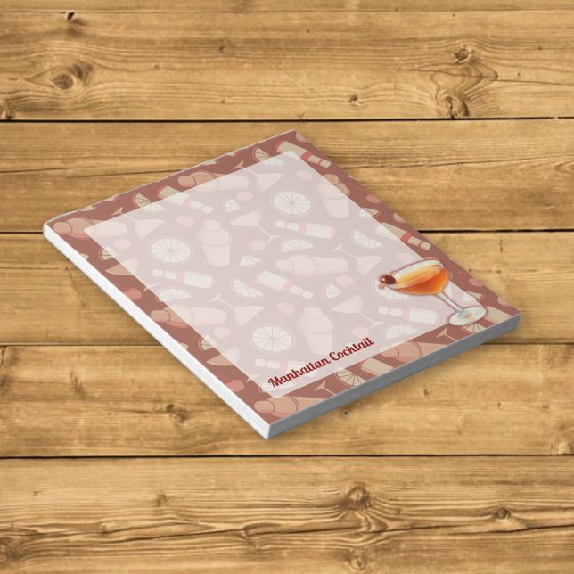 Manhattan Cocktail Notepad (Creator Uploaded)
