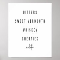 Manhattan Cocktail Recipe