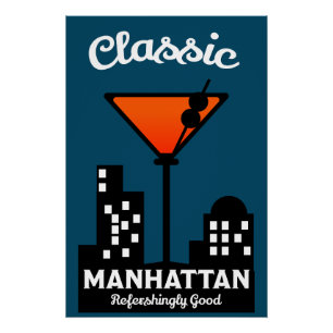 Manhattan Cocktail Wall Art