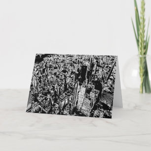 Manhattan designed card