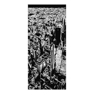 Manhattan designed rack card
