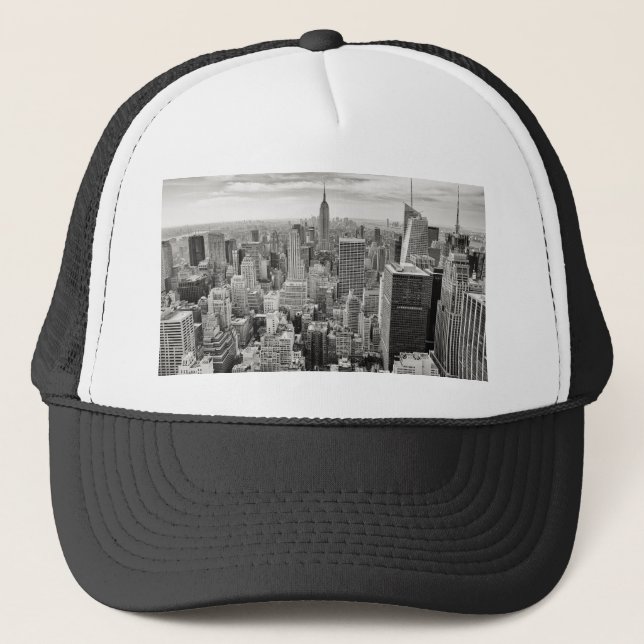 Manhattan Empire State Building, New York Trucker Hat (Front)