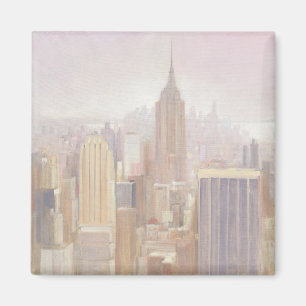 Manhattan in the Mist   New York City Magnet
