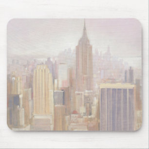Manhattan in the Mist New York City Mouse Pad