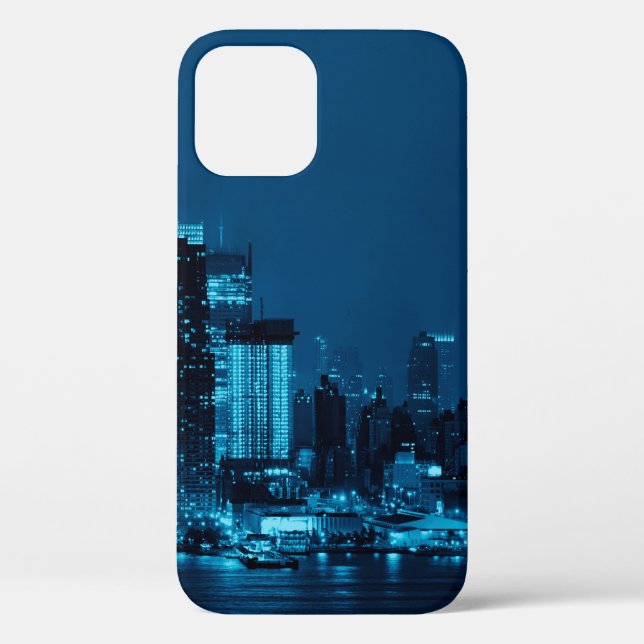Manhattan midtown skyscrapers and New York City sk Case-Mate iPhone Case (Back)