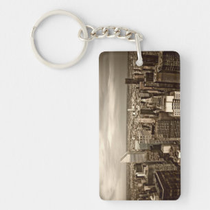 Manhattan New York City Keychain