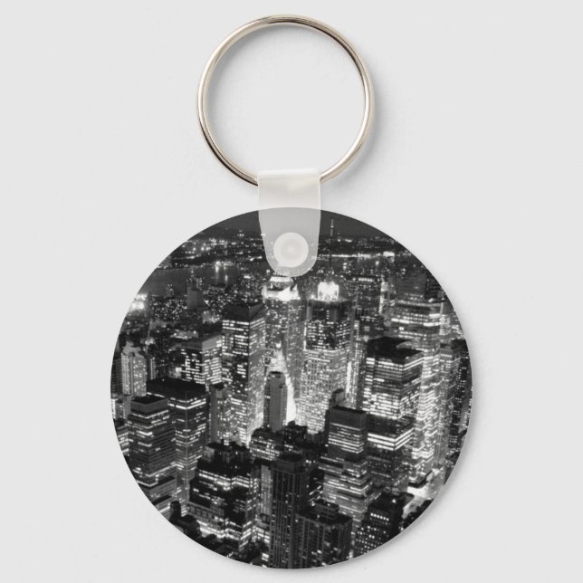 Manhattan New York City Keychain (Front)