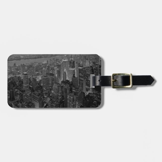 Manhattan New York City Luggage Tag (Front Horizontal)