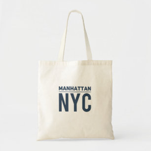 Manhattan New York City Neighbourhoods Tote Bag