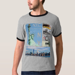 Manhattan New York City Nyc Liberty Statue Ny T-Shirt