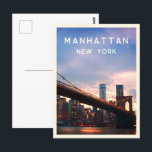 Manhattan - New York City Postcard<br><div class="desc">Manhattan - New York City Postcard</div>
