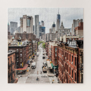 Manhattan, New York cityscape photograph  Jigsaw Puzzle