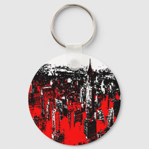 Manhattan New York Keychain