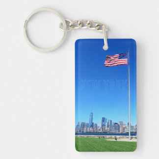 Manhattan, New York Keychain