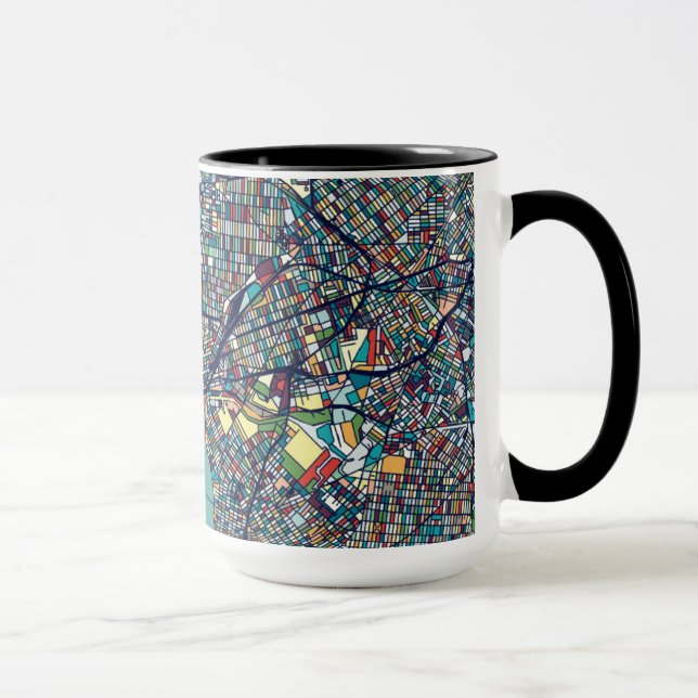 Manhattan New York Map Mug (Right)
