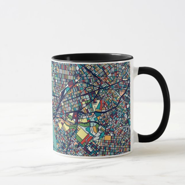 Manhattan New York Map Mug (Right)