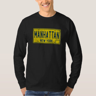 Manhattan New York NY Retro USA Neighbourhood Lice T-Shirt
