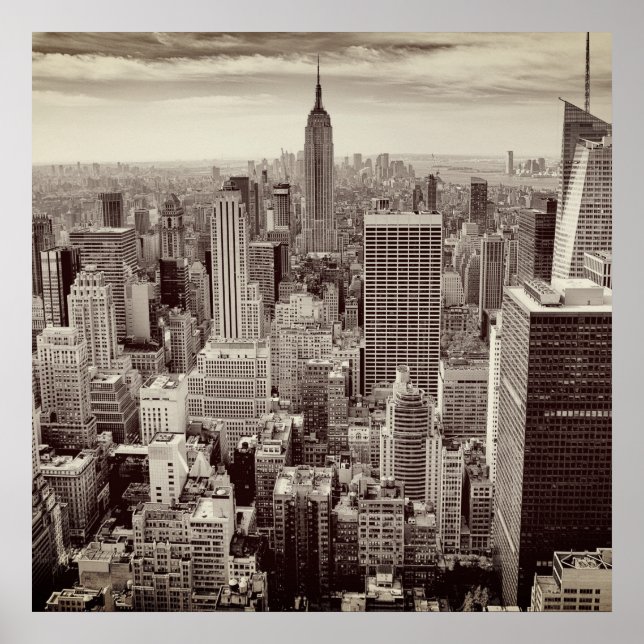 Manhattan, New York (panorama) Poster (Front)