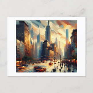 Manhattan New York,  Postcard