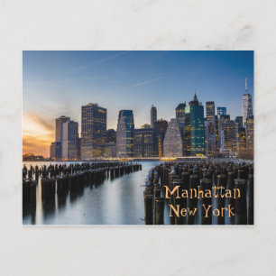 Manhattan, New York Postcard