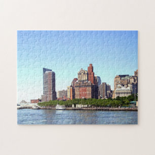 Manhattan NY - Manhattan Skyline on a Clear Day Jigsaw Puzzle