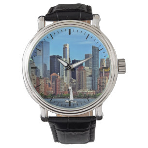 Manhattan NY – Sailboat By Manhattan Skyline Watch