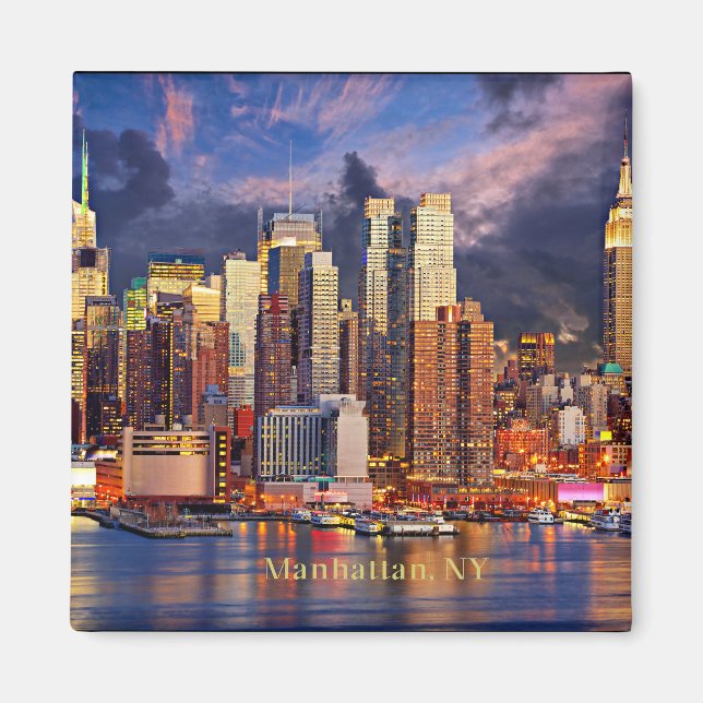Manhattan, NY skyline Magnet (Front)