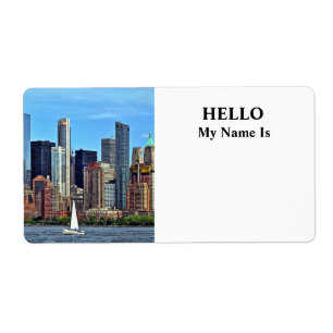 Manhattan NY - Voilier Par Manhattan Skyline
