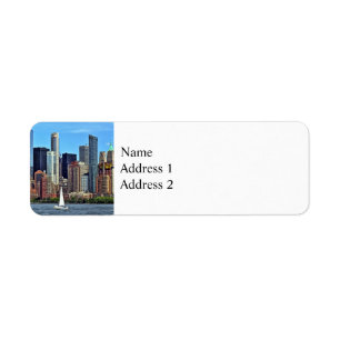 Manhattan NY - Voilier Par Manhattan Skyline