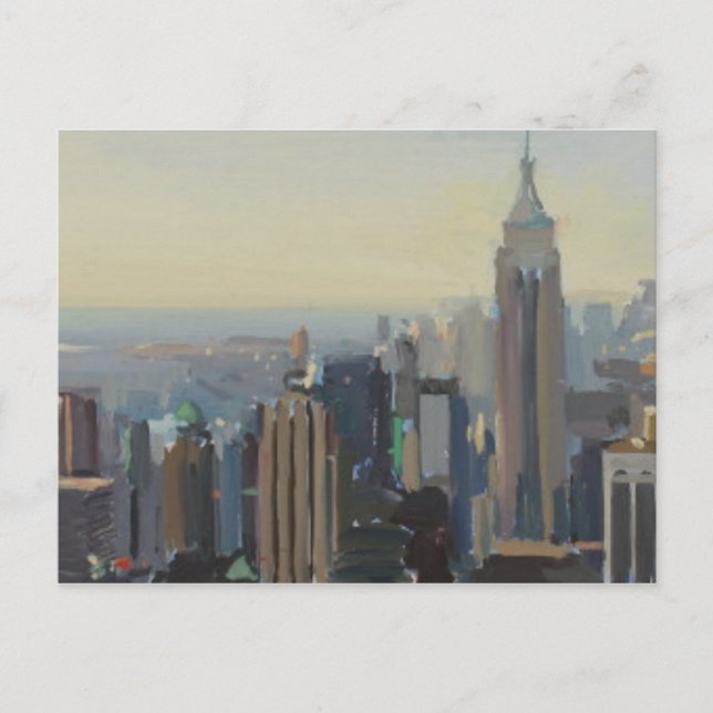 Manhattan Panorama 2012 Postcard (Front)